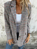 Clara | Lässiger karierter Blazer mit Revers