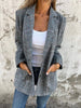 Clara | Lässiger karierter Blazer mit Revers