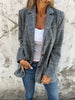 Clara | Lässiger karierter Blazer mit Revers