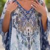 Charlotte | Boho lockere asymetrische Bluse mit Ausschnitt