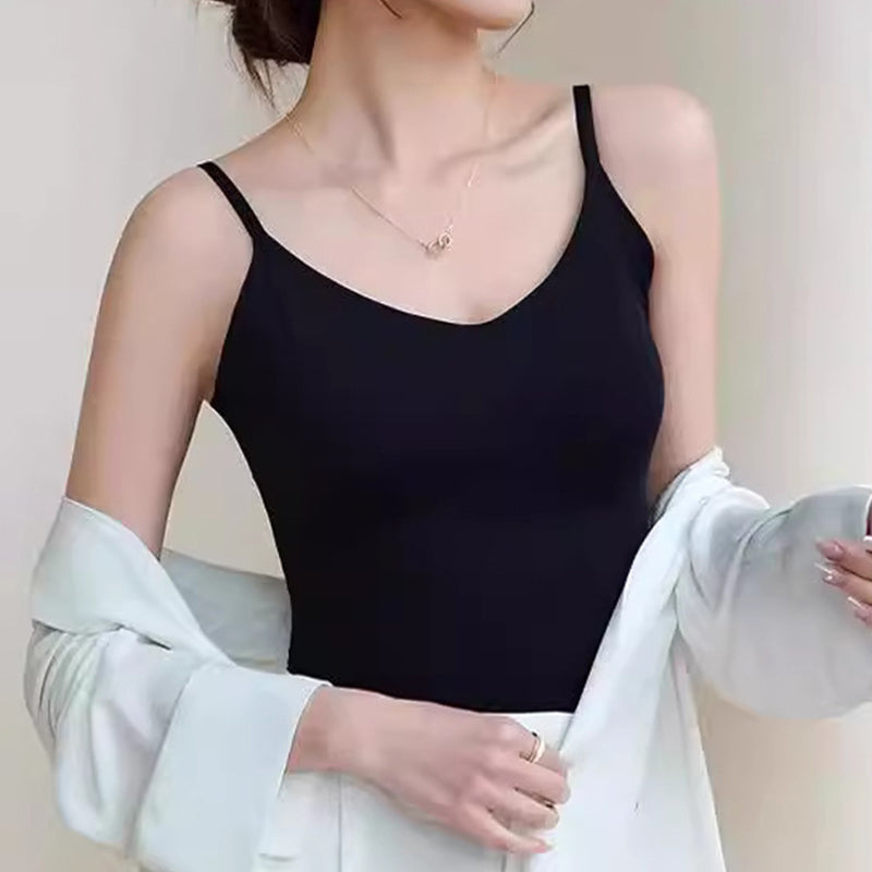 Damien | Nahtloses V-Ausschnitt-Camisol-Top für Damen