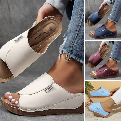 Tea | Neu im Verkauf Bequeme Plateausandalen für Damen im Casual-Look