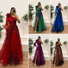 Deen | Damen modisches bedrucktes Kleid mit schräger Schulter aus Mesh