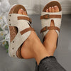 Adrienne | Fashionable plateau sandals with wedge heel for women