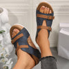 Adrienne | Fashionable plateau sandals with wedge heel for women