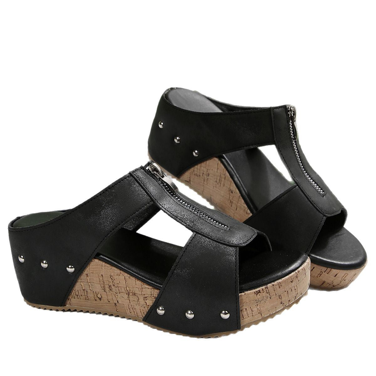 Benedia | Orthopädische Sandalen mit offener Zehe und Keilabsatz im Trend
