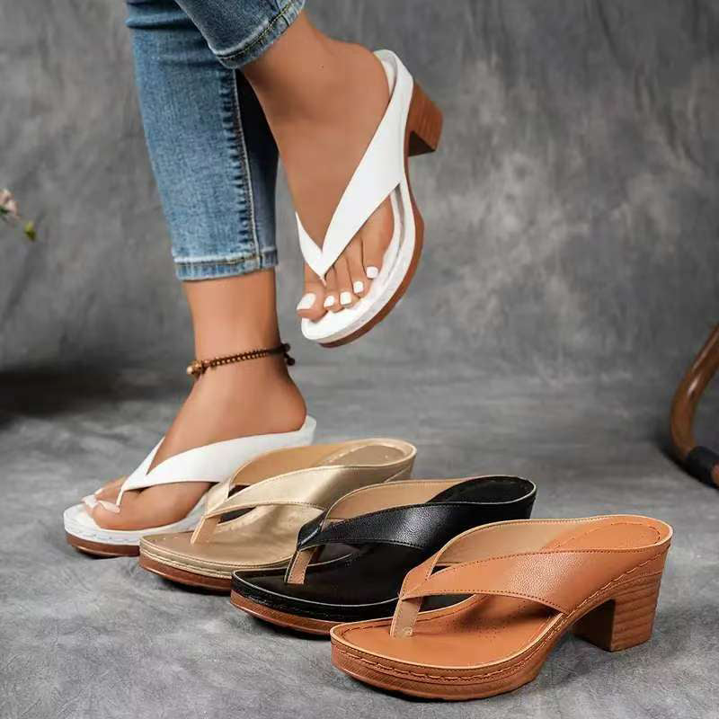 Piper | Sommer Damen Flip-Flops mit dicker Sohle