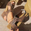Barbara | Trendige Keilabsatz-Sandalen mit offener Zehe für Damen