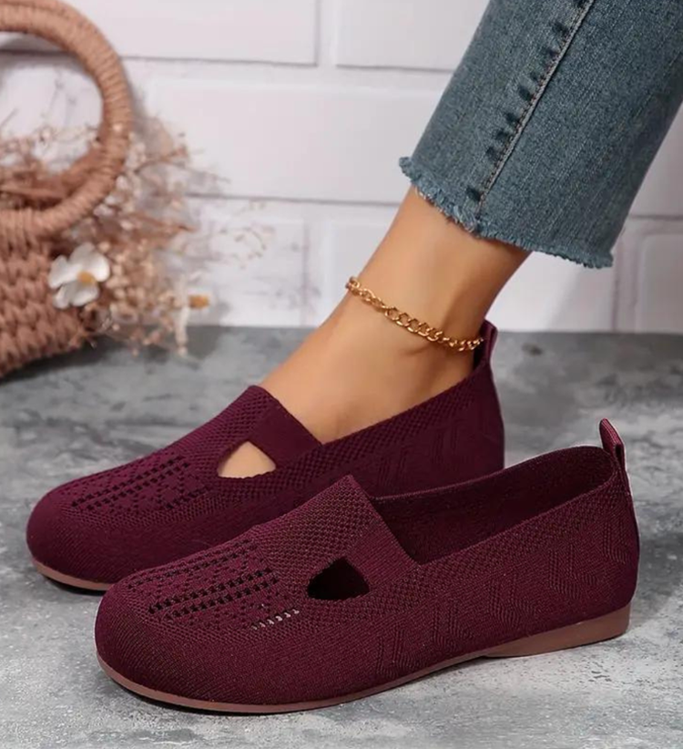 Adeline | Comfortable, breathable knitting shoes for women to walk