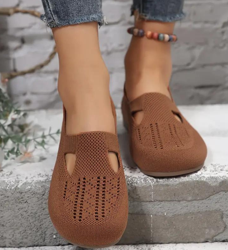 Adeline | Comfortable, breathable knitting shoes for women to walk
