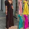 Gabriel | Jumpsuits mit tiefem V-Ausschnitt und weitem Bein für Damen