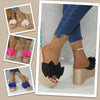 Roxanne | Damen Hausschuhe mit Schleife und dicker Sohle