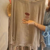 Treya | Damenbluse mit lockerem Schnitt und weite Hose mit Blumenprint
