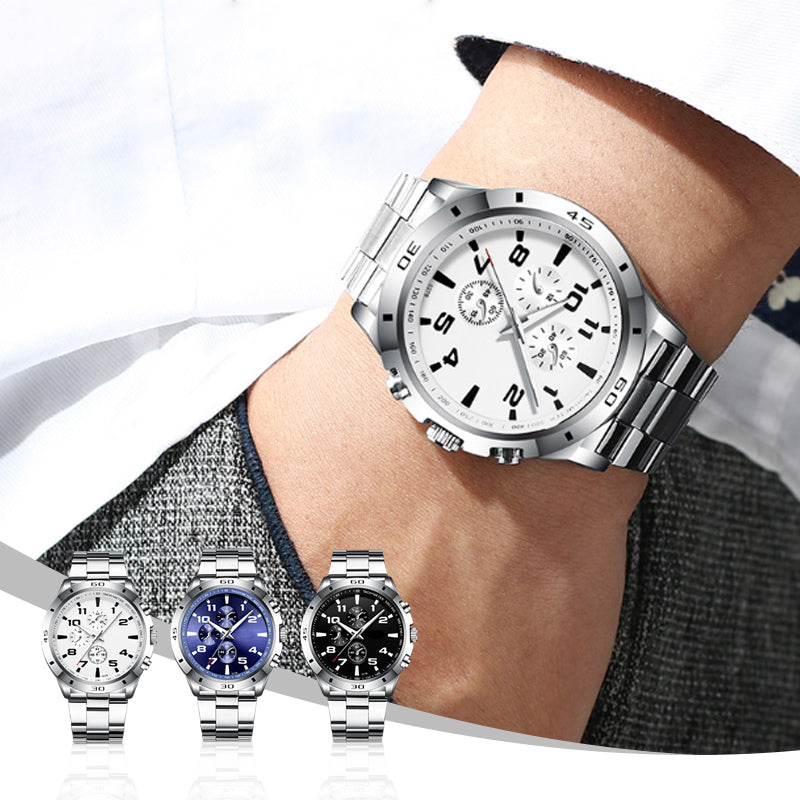 Sullivan | Modische wasserdichte Quarzuhr mit Leuchtziffern