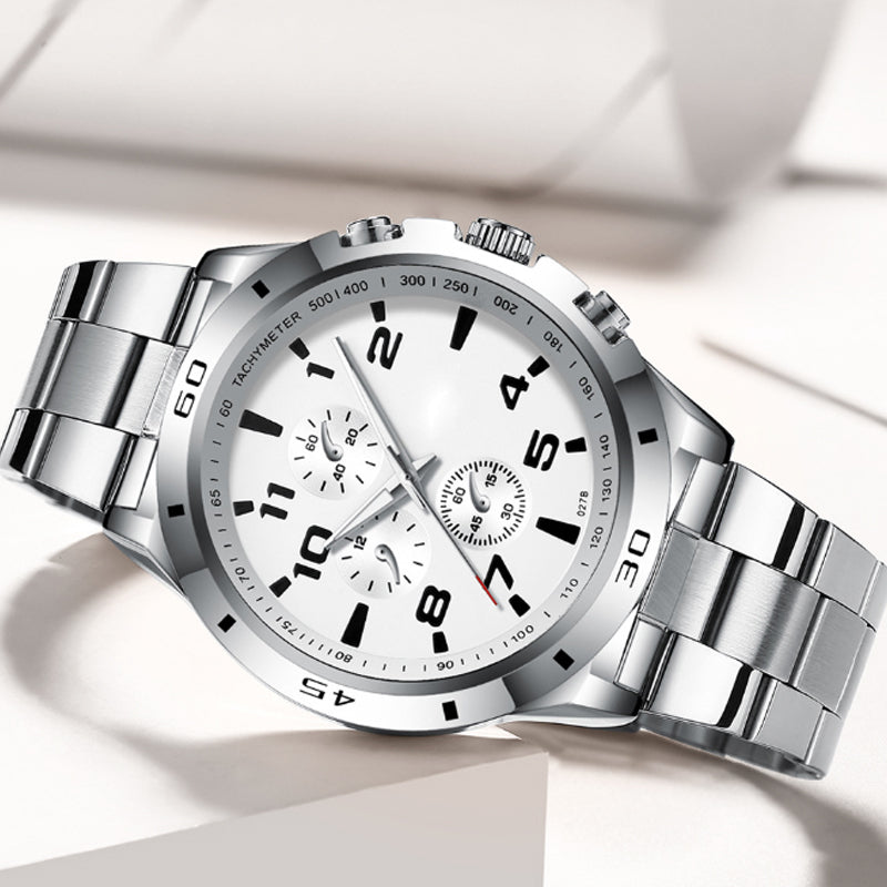 Sullivan | Modische wasserdichte Quarzuhr mit Leuchtziffern