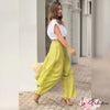 Brennan | Damen Elegantes Zweiteiler-Set: Top mit V-Ausschnitt & Hose mit Weiten Beinen