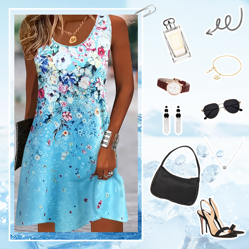 Payton | Sommer-Must-have frauenlose, blumige Sommerkleider