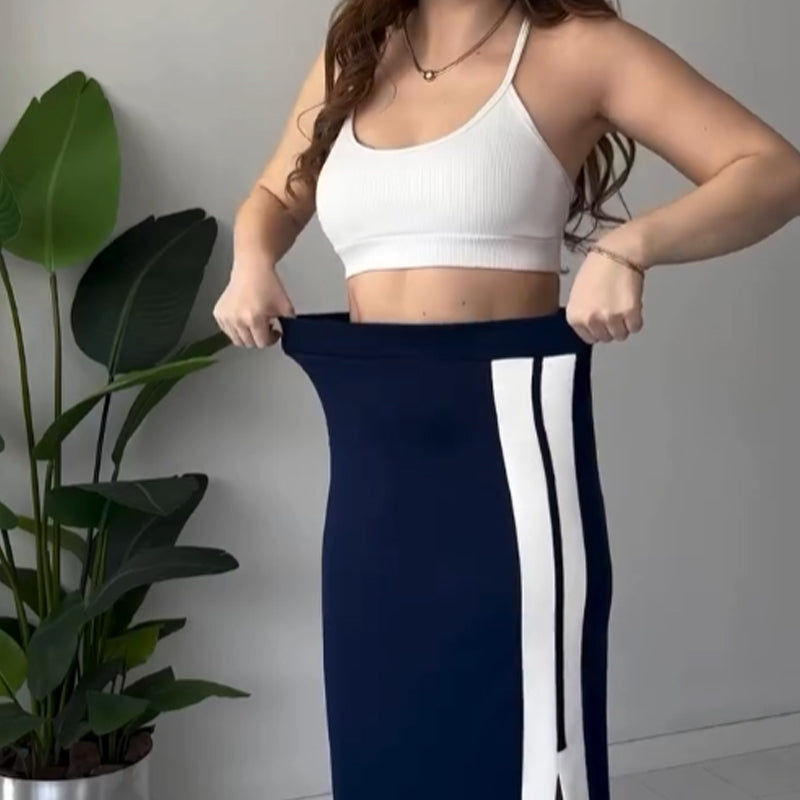 Rica |  Rabatt Bequemer Hosenanzug mit Schlitzrock für Damen