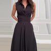 Adelyn | Smart maxi dress for women with a belt