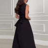 Adelyn | Smart maxi dress for women with a belt
