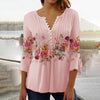 Carla | Damen-Knopfbluse mit Druckmuster 2er-Kauf = kostenlose Lieferung
