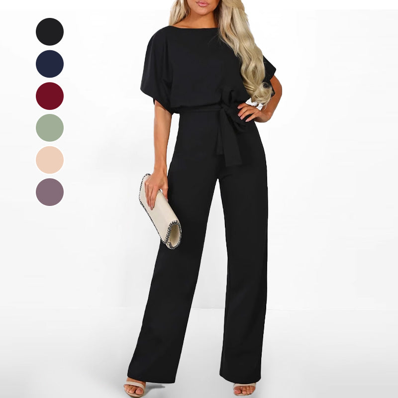 Genesis | Jumpsuit mit hoher Taille und weitem Bein für Damen