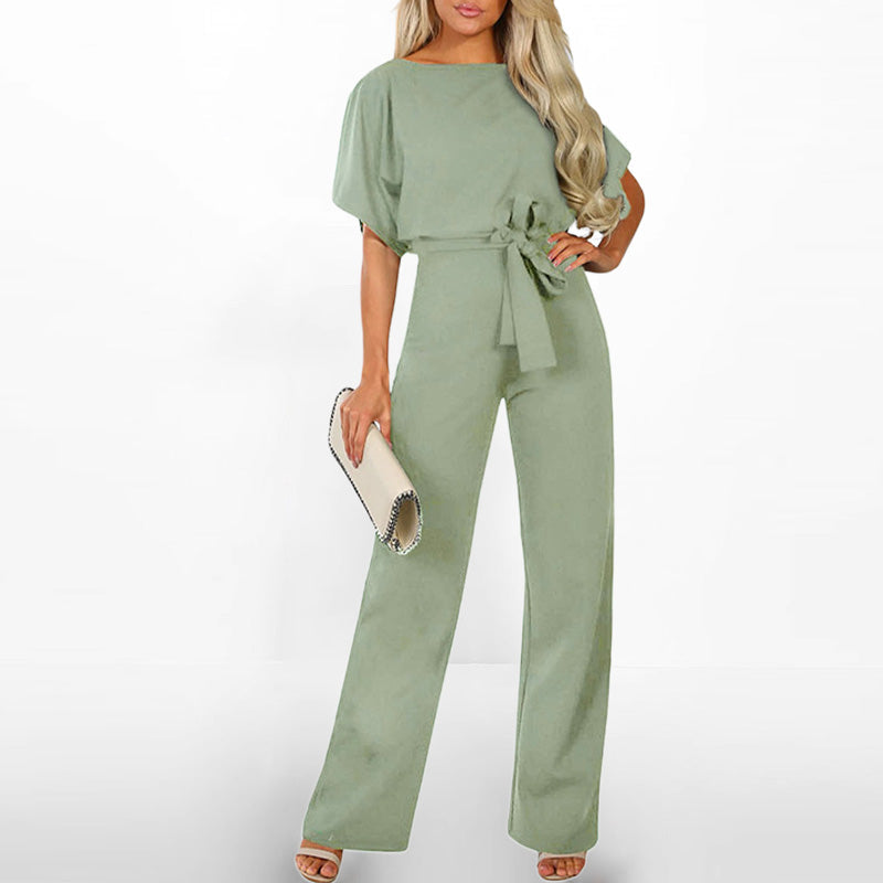 Genesis | Jumpsuit mit hoher Taille und weitem Bein für Damen