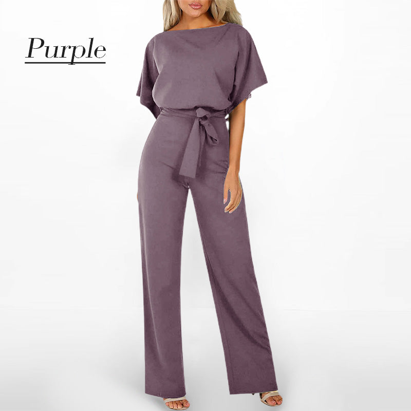 Genesis | Jumpsuit mit hoher Taille und weitem Bein für Damen