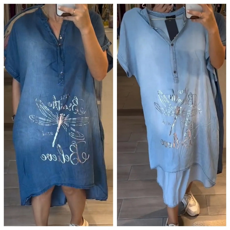 Lori | Leichtes V-Ausschnitt-Kleid für Gelegenheiten