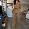 Winnie | Damen modisches zweiteiliges Set aus Oberteil und Hose