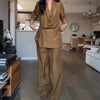 Winnie | Damen modisches zweiteiliges Set aus Oberteil und Hose