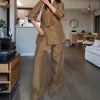 Winnie | Damen modisches zweiteiliges Set aus Oberteil und Hose