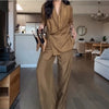 Winnie | Damen modisches zweiteiliges Set aus Oberteil und Hose
