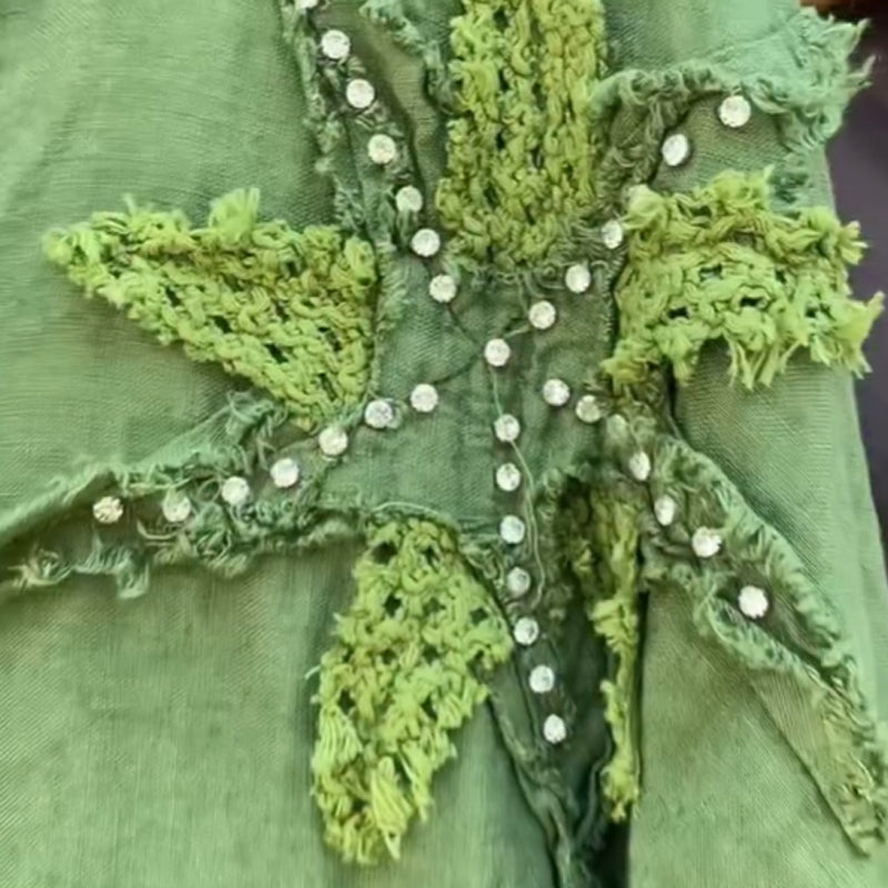 Valentin | Lockeres, atmungsaktives Zweiteiler-Set aus Baumwolle und Leinen für Damen