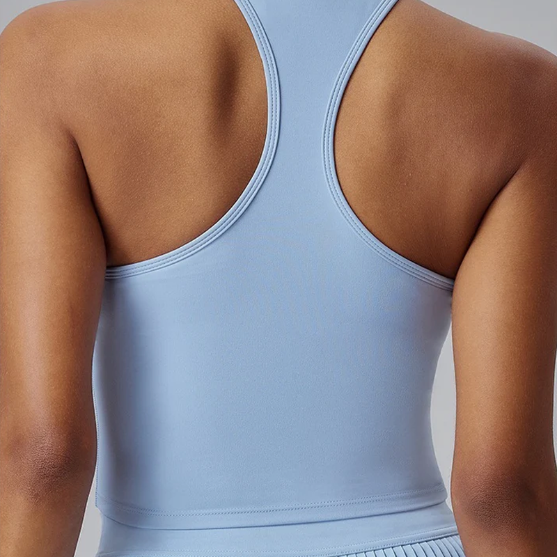 Benson | Aktives Tank- und Rock-Set mit Reißverschluss vorne für Damen