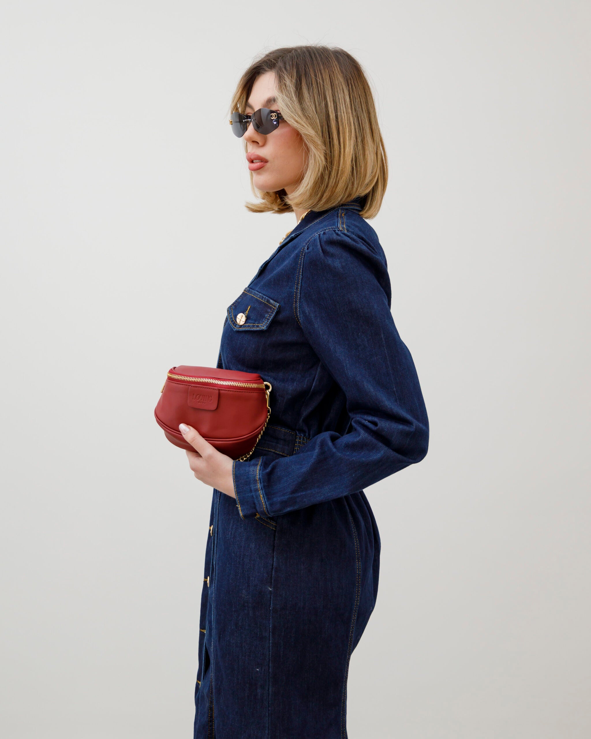 Valentina | Langes Jeanskleid