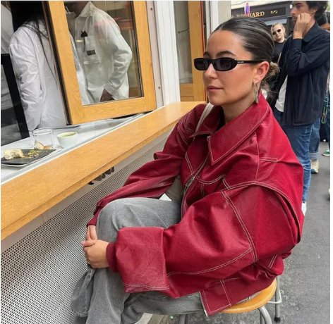 Tate | Übergrößen Lederjacke