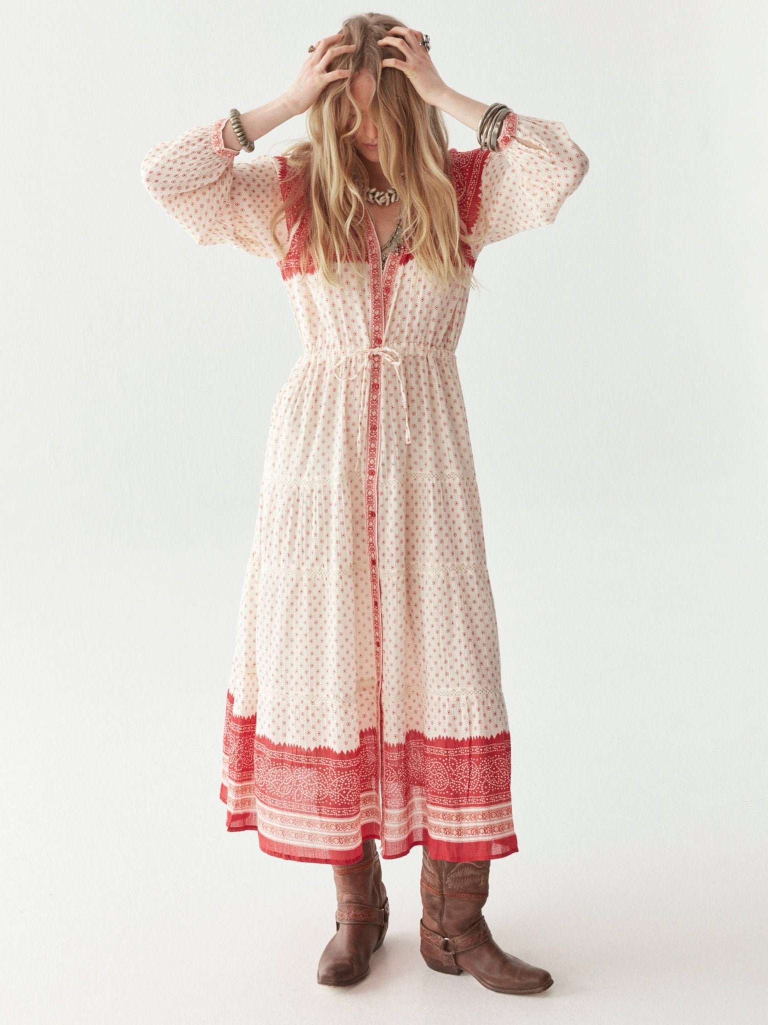 Grady | Triana-Kleid - Leidenschaftliches Rot