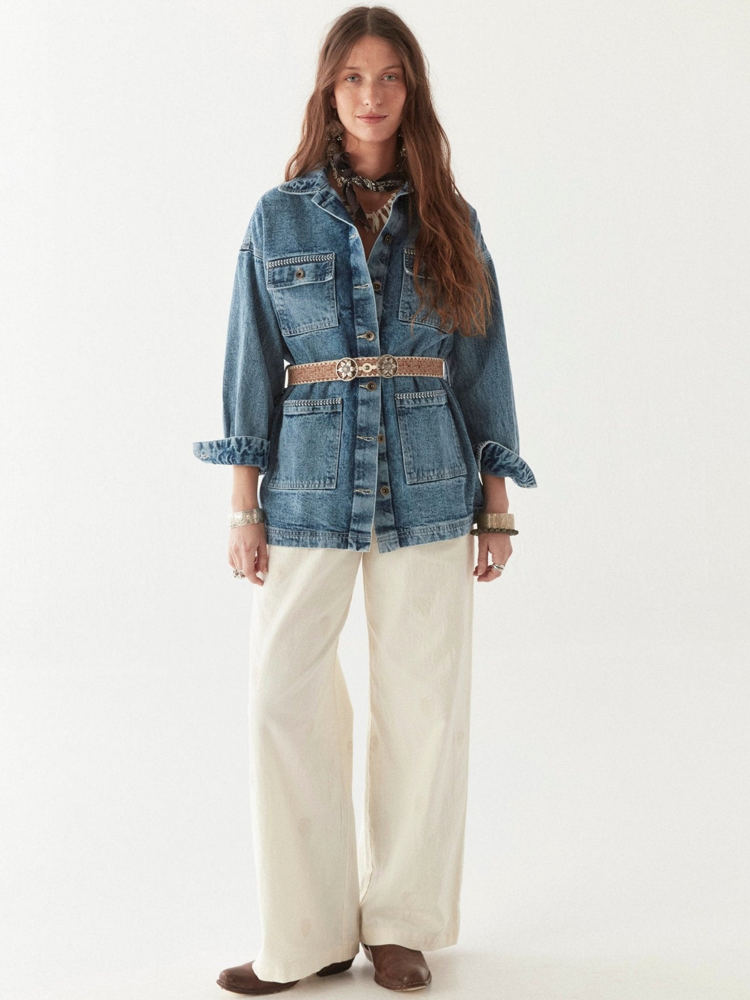 Tommy | Wayne Jacke - Western Blau