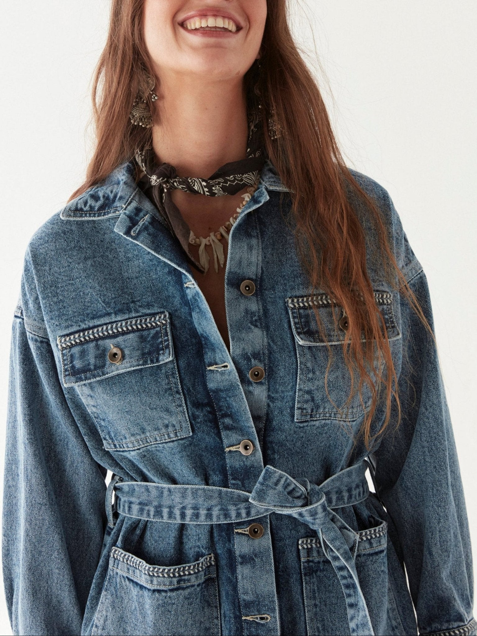 Tommy | Wayne Jacke - Western Blau