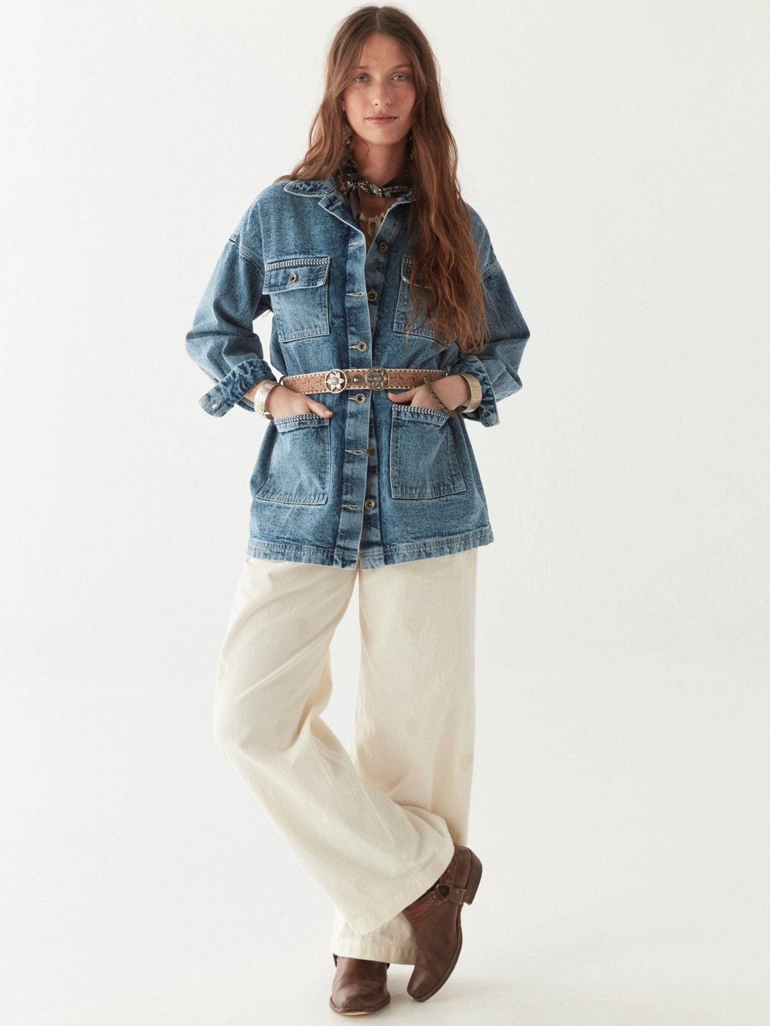 Tommy | Wayne Jacke - Western Blau