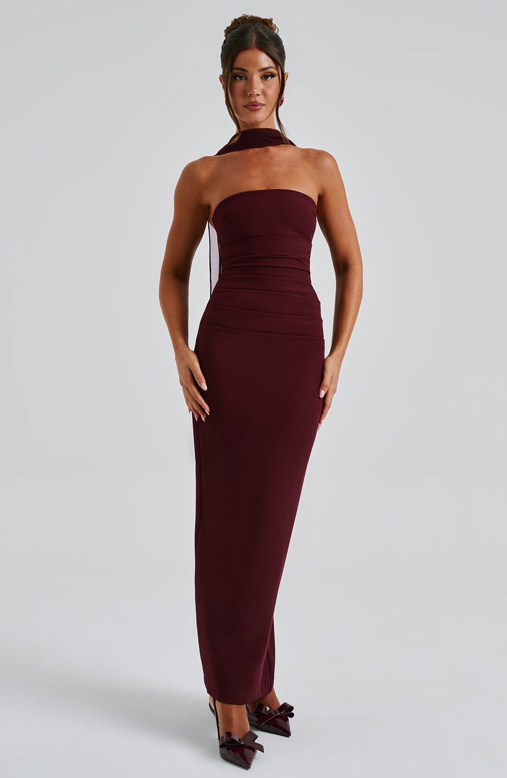 Julienne | Maxikleid - Cherry Lacquer - Maxikleid - Cherry Lacquer | Dress